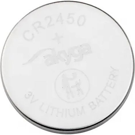 Akyga Knopfzelle CR2450 3 V 1 St. 600 mAh Li-MnO2 CR2450 (1/2)