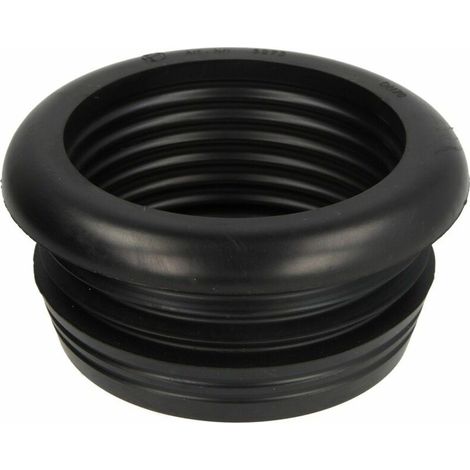 Le Sanitaire – Raccord en caoutchouc cannelé DN75 – Connexion tuyaux fibrociment – Diamètre 80 mm int. x 90 mm ext. – Résistant aux chocs et aux intempéries