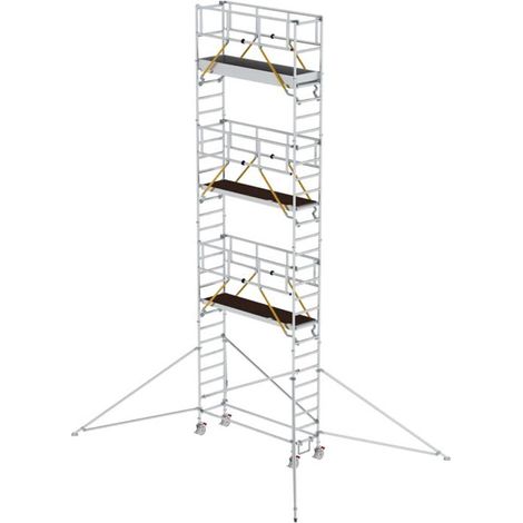 MUNK Rollgerüst SG mit Ausleger 0,75x2,45m Plattform 9,55m AH