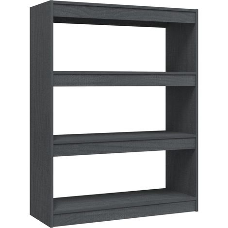 Maison Exclusive - Bücherregal/Raumteiler Grau 100x30x103 cm Kief