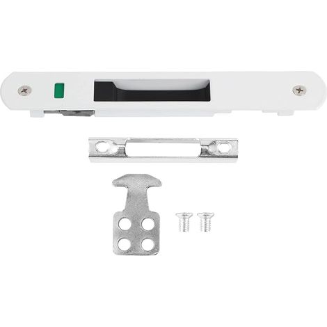 Cerradura para puerta corredera, cerradura para puerta corredera de cristal, herrajes de acero inoxidable para puertas correderas y ventanas domésticas. (1/5)