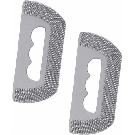 2 Pièces Gris Brosse Poils Animaux Brosse Poil Chat (2Pièces) Retrait Efficace: Brosse désherbeuse poils animaux, silicone doux, réutilisable et facile à nettoyer pour toutes surfaces. (1/5)