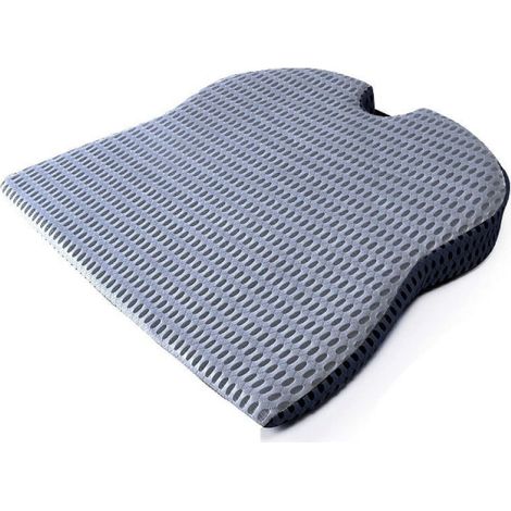 Coussin orthopédique pour siège auto Fokelyi, hauteur 7,4 cm, blanc