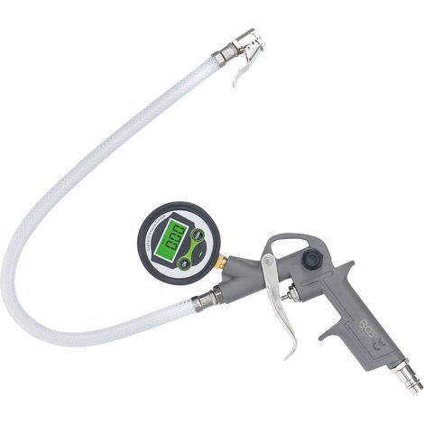 BGS TECHNIC Pistolet de gonflage pneumatique, numérique, 0-8 bar (1/5)