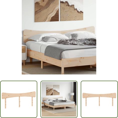 vidaXL Cabecero de madera maciza de pino 200 cm (1/5)