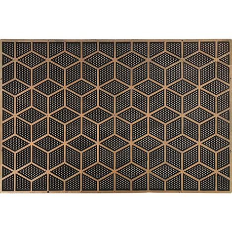 ZERBINO IN GOMMA CUBI FINISH RAME 40X60CM