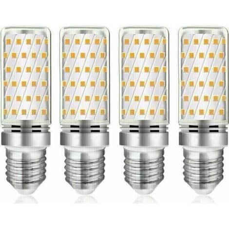 E27 LED-Maiskolbenlampe, 12 W, Kaltweiß (6000 K), 1450 lm, 360° Abstrahlwinkel, entspricht einer 100-W-Halogenlampe (E27), 230 V Wechselstrom, nicht dimmbar, 4er-Pack