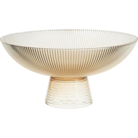Coupe à fruits sur pied en verre ambré de 1,1 L (1/3)