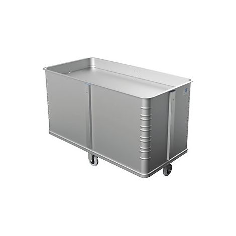 ZARGES  Carrello a pianale mobile W162  alluminio  anodizzato