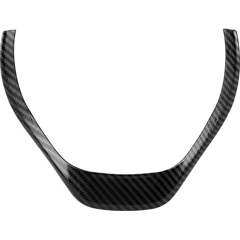 Lenkrad-Interieurleisten für 3er und 4er BMW (F30, F31, F34, F32), glänzend schwarz, Carbonfaser-Optik (1/5)