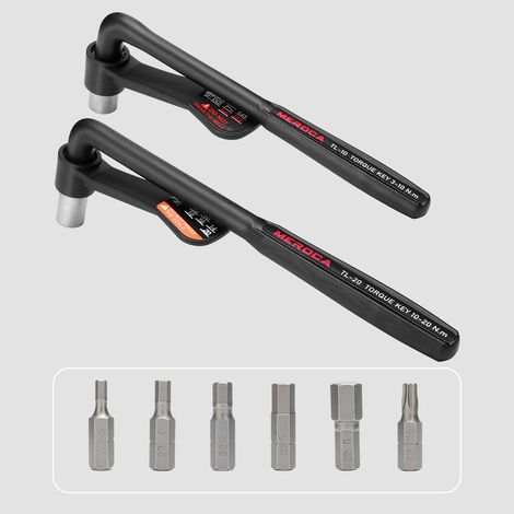 Clé dynamométrique de vélo avec jeu d'embouts, Kit de clés de vélo portables, outils d'entretien et de réparation hexagonaux (1/5)