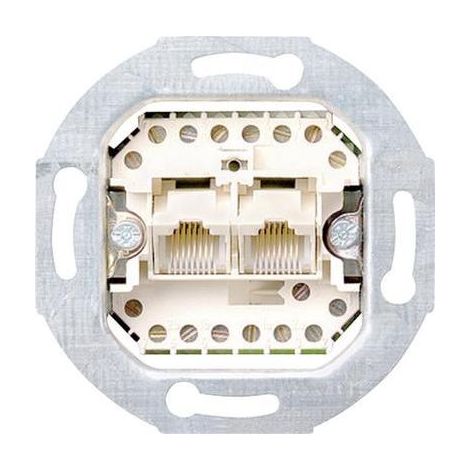 Gira Base conexión UAE/IAE 2 x 8-p 8/8 SRK Contacto [019000], 0190 00