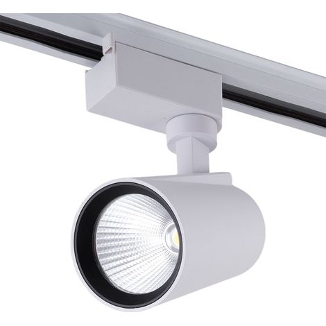 Éclairage sur Rail LED 15W 1350Lm CRI85 4200ºK Monophasé 40 000H [HO-FC-15W-WW]