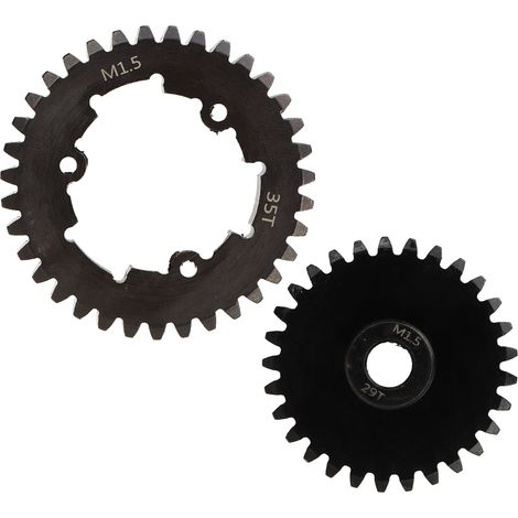 Stirnrad mit 35 Zähnen aus verschleißfestem Stahl, fein bearbeitet, M1,5, für TRAXXAS 1/5 6S 29T (1/4)