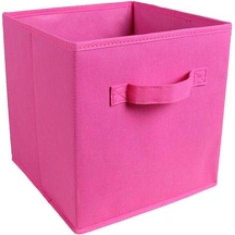 Lot de 1 boîte de rangement pliables en tissu et tiroir de rangement pour placard et jouets, Boîte de rangement multifonctionnelle de type tiroir, Rose (1/4)