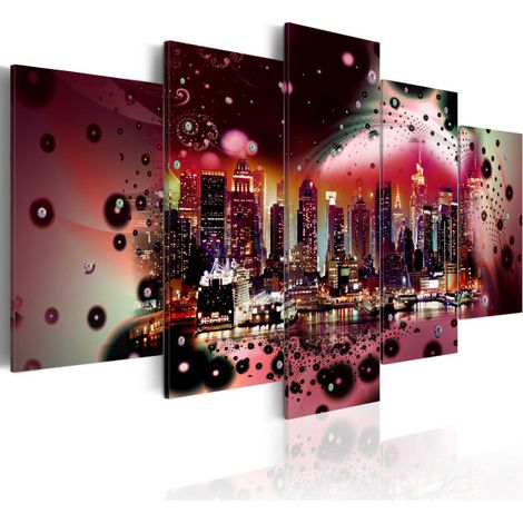 Tableau Imprimé "Couleurs de New York" 50x100cm (1/2)