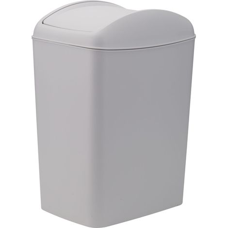 Cubo de basura Galicja 5 l gris 1 ud. (1/4)