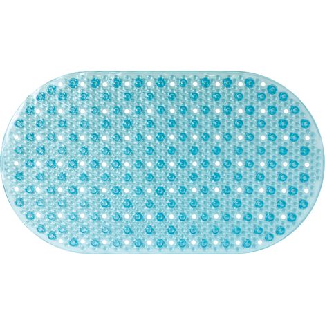 GELCO - Tapis de bain antidérapant gloss 39x69 bleu