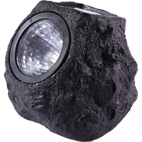 Nouvelle Lampe Solaire Forme Rocher, LED Étanche Paysage, Lampe Décorative Chemin pour Jardin et Cour (1/5)