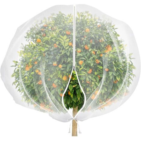 Grand Sac de Filet Arbre fruitier, Filet Anti Oiseaux réutilisable Filet Anti Insecte, Filet Anti Insecte Potager à Cordon,Protection Les Fruits(10 Pieds x 10 Pieds),Large Fruit Tree Netting Bags
