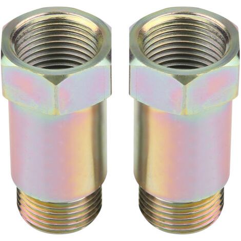 QORVA-2 pièces 45mm M18 1.5 O2 capteur d'oxygène Extender Extension entretoise bondes adaptateur jaune (1/5)