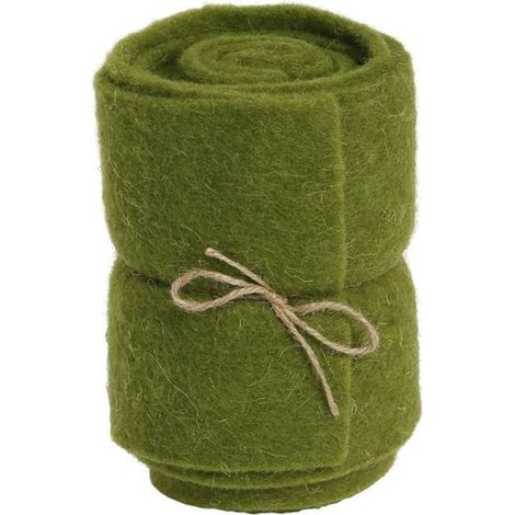 POSIWIO Deko - Streifen Dunkelgrün 15 cm x 2 Meter - Polyester