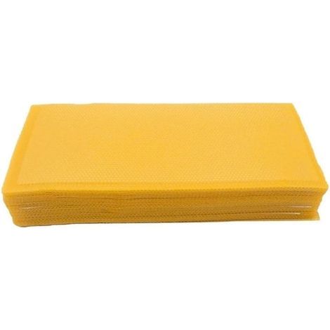30 blocs de cire gaufrée, plaques de cire gaufrée, papier pour la fabrication de bougies, paillettes de cire d'abeille, apiculture, T-Perfet (1/5)