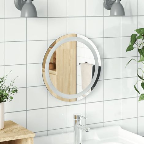 Espejo de baño LED redondo 40 cm vidaXL