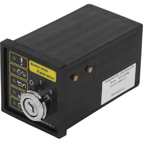 Generator-Steuermodul, Starttaste, manuelle LED-Anzeige, Fehlerhalterungsschraube, 15–305 V (1/5)