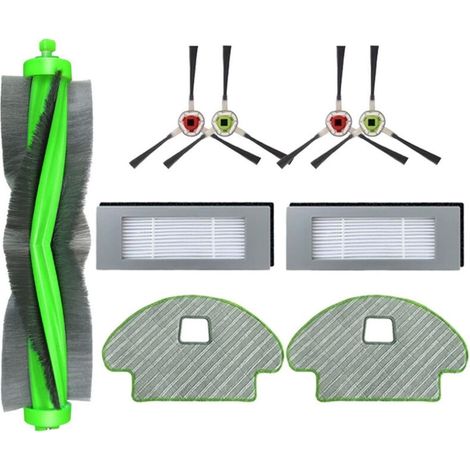 Cepillo principal de repuesto, cepillo lateral, filtro HEPA, paño de fregona, paño de limpieza. Compatible con los accesorios para aspiradoras iRobot Roomba Combo 113 R1138408. (1/4)