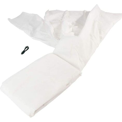 Plane de Schutz Natur 6030118 weiß  Polypropylen Kunststoff 2 x 10 m