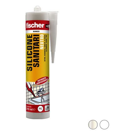 SILICONE SANITARI NEUTRO SNS- Bianco - 310 ml- FISCH- pezzi 1