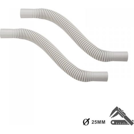 2 PZ Raccordi Tubo a Tubo Curvi Flessibili per Tubo Rigido 25mm IP64