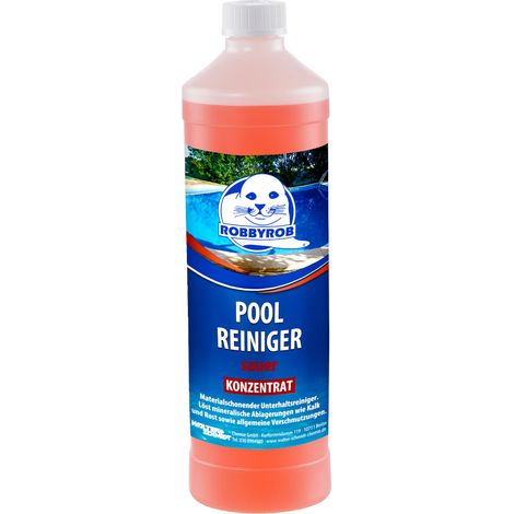 Robbyrob Poolreiniger "sauer" Konzentrat - Geruchsneutral 1 Liter