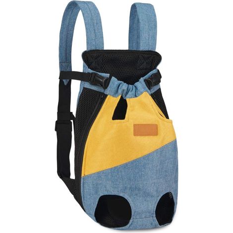 Sac à Dos Porte-Animal - Pour Chiens et Chats de Petite et Moyenne Taille - Ventilation Supérieure - Port Avant ou Arrière - 1 Pièce (1/5)