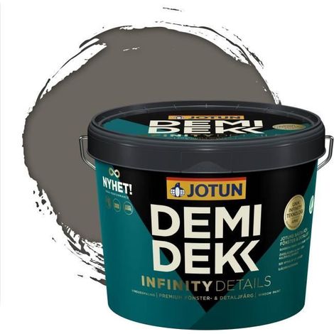 Peinture Bois - DEMIDEKK INFINITY DETAILS - Lasure Opaque Satinée - RAL 7039 - 3L (1/2)