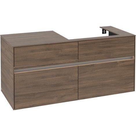 VB WTUS Collaro B0 1200x548x500mm avec 4 tiroirs WT en chêne Arizona (1/2)