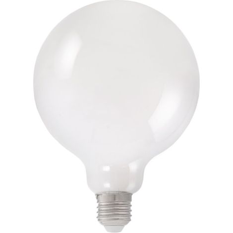 Ampoule LED globe décorative "Milky" - E27 G125 - 6W - 3000K - Blanc Chaud (1/5)