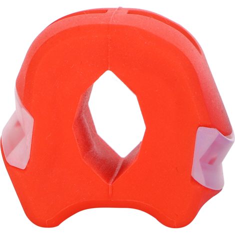 Appareil de musculation faciale en silicone pour le visage, balle d'exercice portable pour modeler la mâchoire avec boîte, rouge. (1/5)