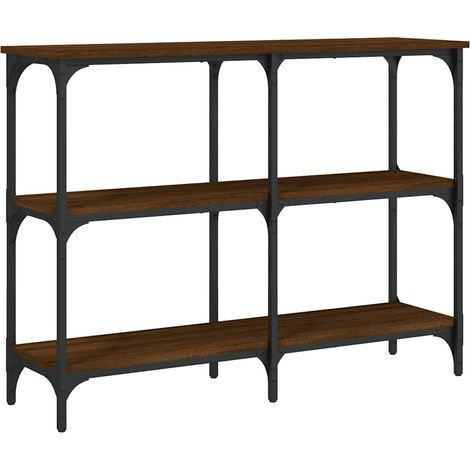Maison Exclusive - Mesa consola madera de ingeniería marrón roble