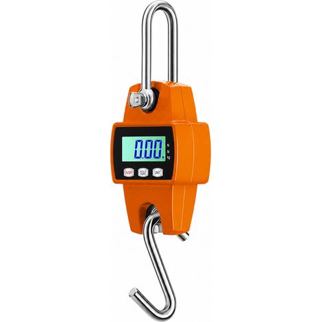Crochet Peseur Électronique en Fer 500 kg Portable Orange (1/5)