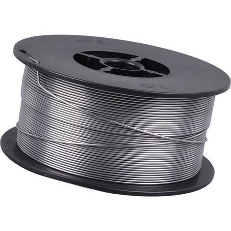 Fil de soudage sans gaz à âme fourrée, en acier au carbone, diamètre 0,8 mm, fil plein pour le soudage, 1 kg (1/5)