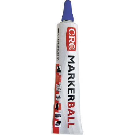 CRC 30163-AA MARKERBALL Tubenmarkierer mit Kugelventil Blau 50 ml (1/5)