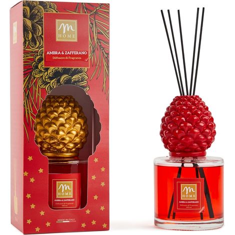 Diffusore di essenza lola confezione in vetro profumazione per ambienti 500 ml -Vaniglia & Rum (1/3)