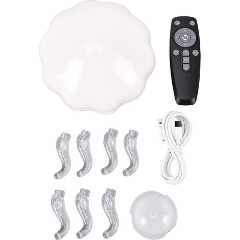 Quallenprojektor mit Lampe und Bluetooth-Lautsprecher mit 8 wechselnden Farben zur Schlafzimmerdekoration (1/5)