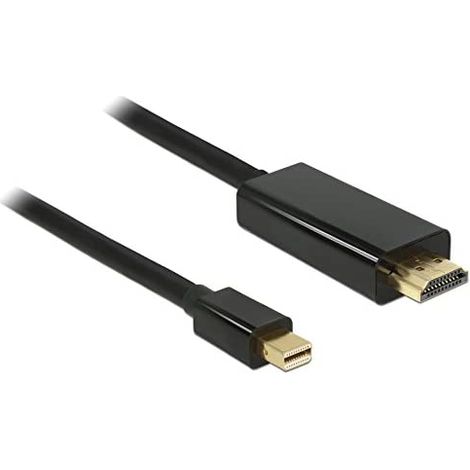 DeLOCK 83699 adaptador de cable de vídeo 2 m Mini DisplayPort HDMI Negro (1/2)