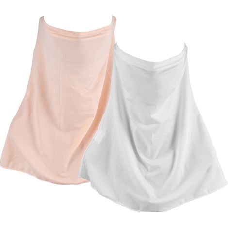 Mascarilla de seda transpirable de 2 piezas para mayor comodidad y protección UV. (1/2)