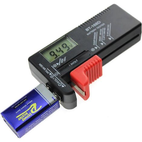 Testeur de capacité de piles au lithium numérique BT-168 PRO, analyseur de charge, affichage, test universel pour piles AAA et AA. (1/5)