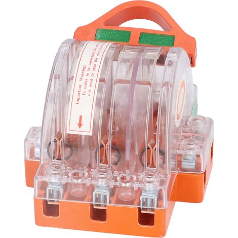 3-poliger Messerschalter mit Schutz gegen elektrische Schläge, guter Kontakt, 63 A, 380 V AC, Sicherheitsmesserschalter mit LED-Anzeige für Generatoren (1/5)