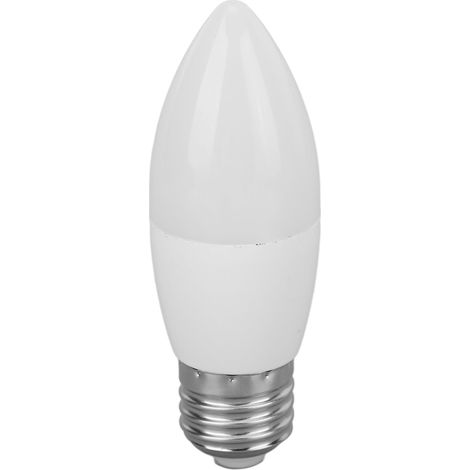 Ortviai Ampoule LED bougie C37 5 W 450 lm 5000 K pour ventilateur de plafond, lustre et applique – Économie d’énergie & protection des yeux
